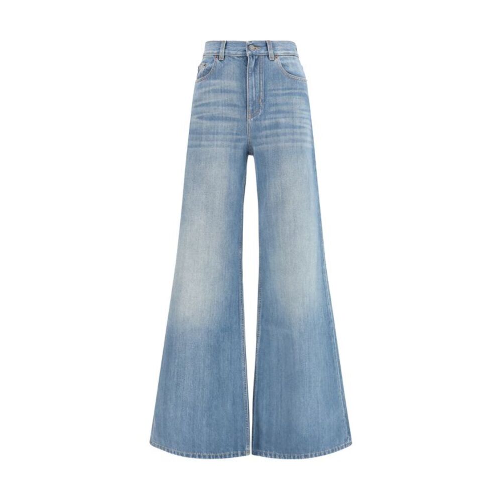 Chloé Women High-Rise Wide-Leg Denim Jeans
